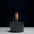 Contour Table Fireplace - Black