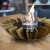 Cosmo Table Fireplace - Golden