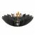 Cosmo Table Fireplace - Black