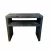 Black wooden grill table - 137 cm