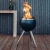 Moon 45 Fire Bowl with High Stand