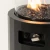 Bino Outdoor Gas Fireplace - Black